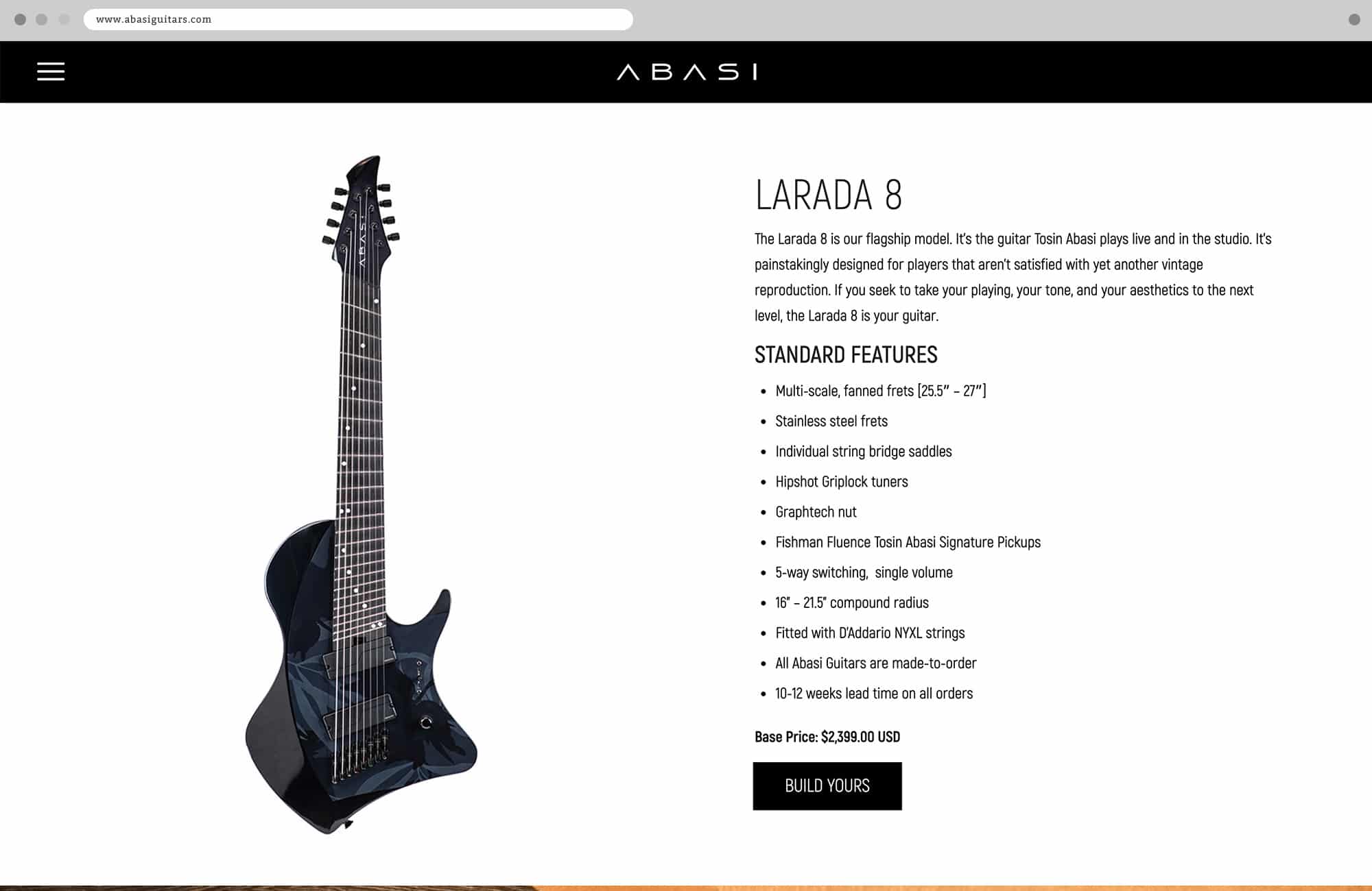 Punch - Abasi Guitars Product Page