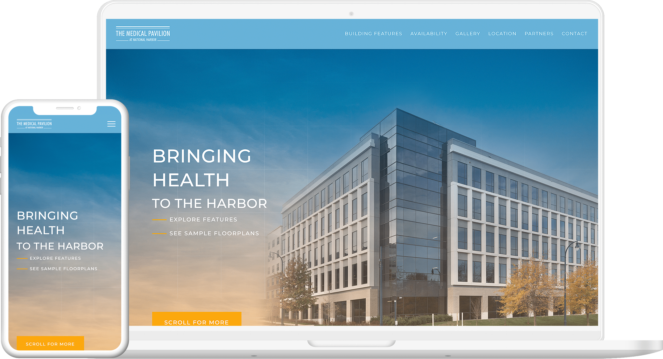 Punch -Medical Pavilion Website in Desktop and Mobile Devices