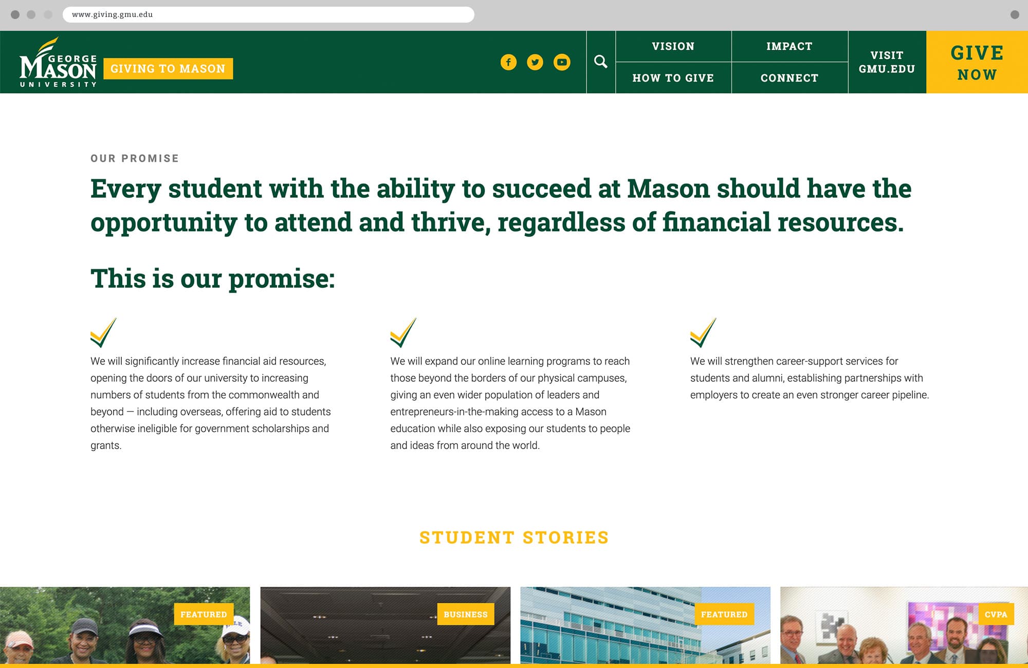 Punch - George Mason University Giving Students Page