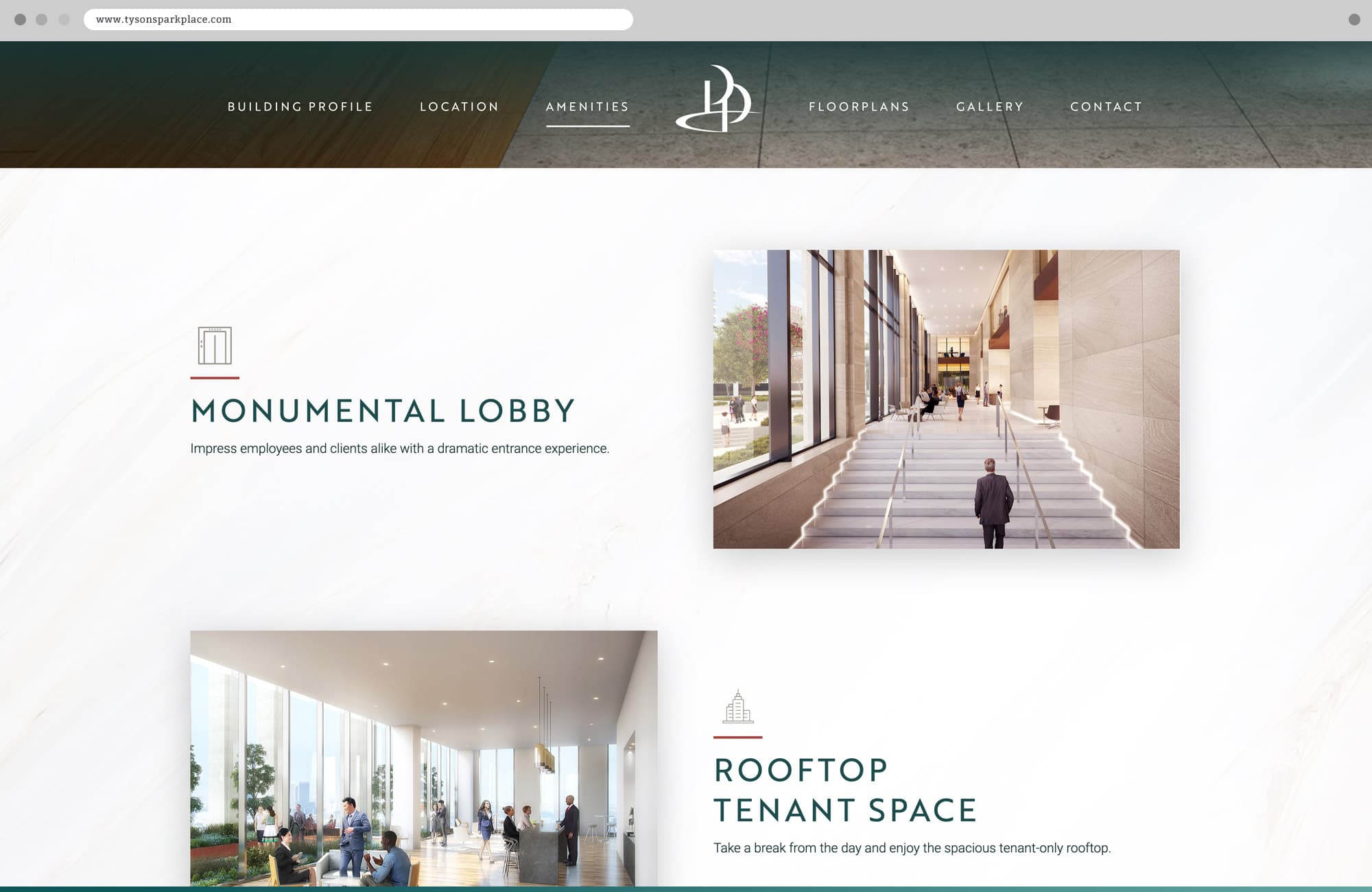Punch - Tysons Park Place Website Amenities Page