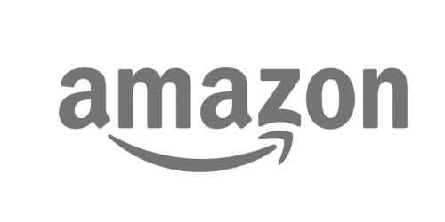 The image features the black Amazon logo with the word "amazon" and a curved arrow underneath pointing from the letter "a"
