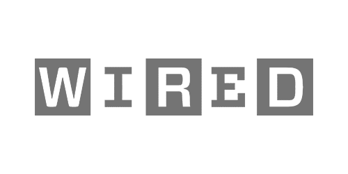 The word "WIRED" is displayed in gray block letters on a transparent background.